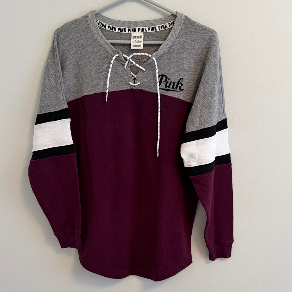 Victoria's Secret Pink Gray Top